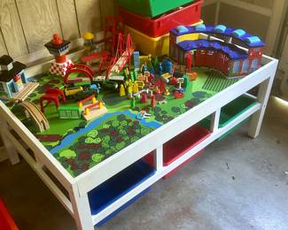 Brio Train Table With Accessories