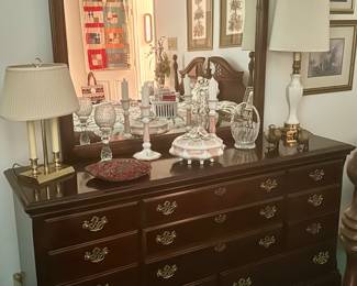 Vaughn Bassett Dresser with Mirror
