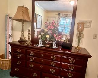 Vintage Vaughn Bassett Dresser with Mirror