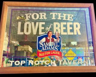 Top Notch Tavern Hagaman, NY Beer Sign