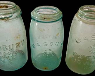 Antique Mason Jars