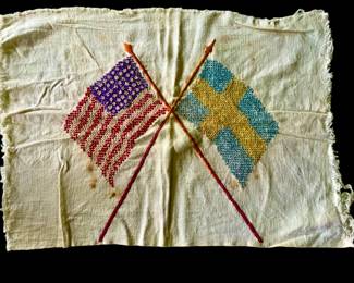USA / Sweden US 48 Star Flag