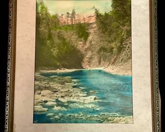 1920's Canajoharie Gorge Hand Painted