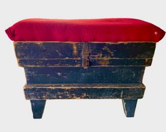 Antique Mid-1860's Civil War Soldiers Trunk