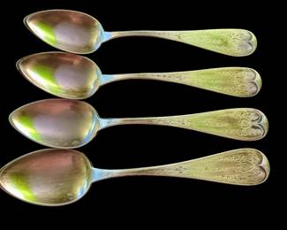 1870's Know Family Spoons