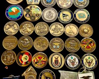 Various Navy Challenge Coins Sold Individually