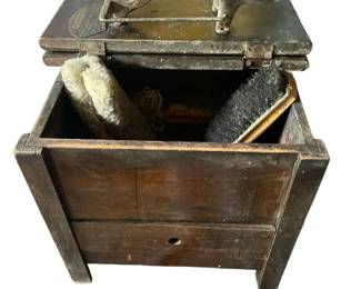 Antique Shoe Shine Box