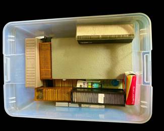 1960's-70's Slides, 3 Boxes with Projector