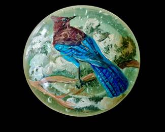 Vintage Glass Paper Weight