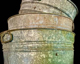 Vintage Steel Wash Tubes