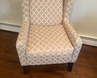 Pair of upholstered king chairs