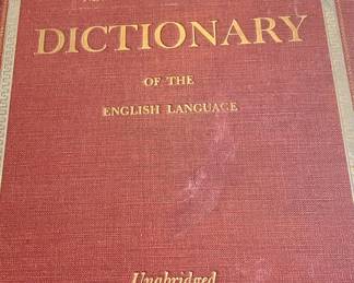 BEAUTIFULLY ILLUSTRATED WEBSTER’S DICTIONARY