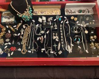 VINTAGE AND STERLING JEWELRY