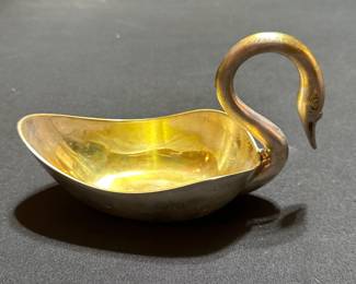 Brass swan