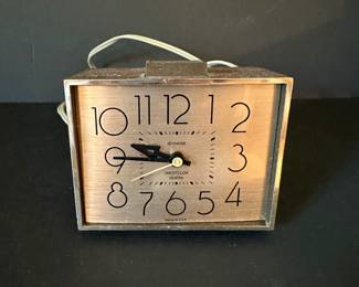 Vtg Westclox dialite drowse alarm clock