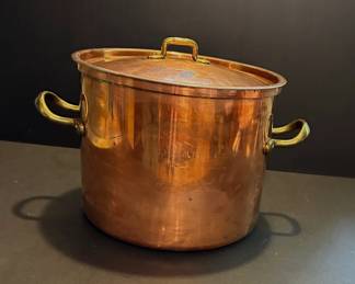 Cooper stock pot