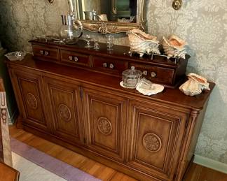 Henredon buffet solid wood