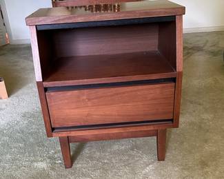 MCM Stanley nightstand. Has matching modular dresser desk unit.