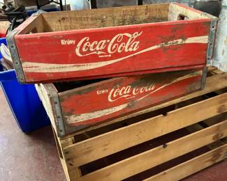 Coca Cola crates