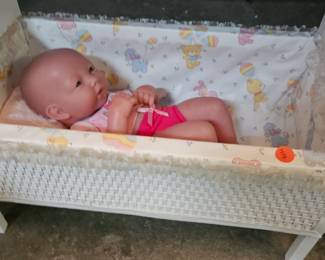 BABY DOLL AND BED