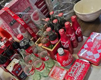 LARGE LOT OF COCA COLA ITEMS