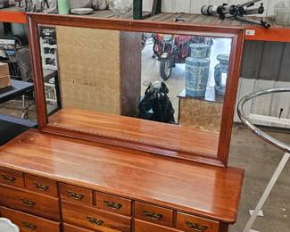DRESSER WITH MIRROR