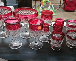 GLASS CUPS, GLASSES, SHAKERS