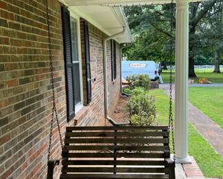 #146 Wood Swing w/metal Arms & Frame - 41" Wide $100.00