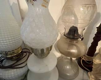 #64 White 15" Tall Lamp $25.00