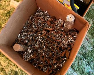 #143 Everglean Stainless Christmas Tree - 6ft - w/individual wrapped Branches w/tri-pod in Box $150.00