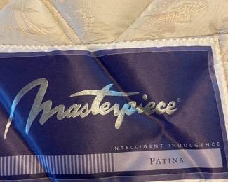 #11 King Size Masterpiece Mattress /Boxsprings $75.00
#12 Lea Wood King Headboard $75.00