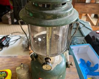 #129 Coleman Lantern - 1964 w/homemade Wooden Box $40.00