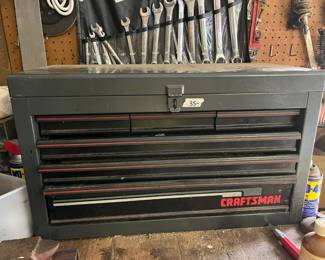 #125 Craftsman Toolbox w/6 Drawers, Lift Top $35.00