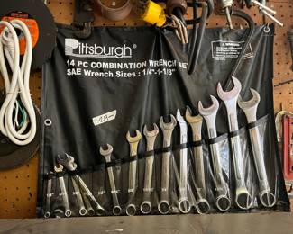 #126 Pittsburgh 14pc Combo Wrench Set $24.00