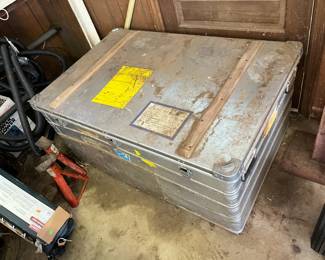 #131 Aluminum Storage Container w/side handles w/Front Close - 46x30x20 $75.00