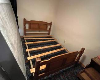 #10 Full Size Wood Head and Footboard Frame $75.00