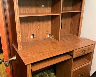 #96 Laminate Desk (as is back) - 48x24x56 $20.00