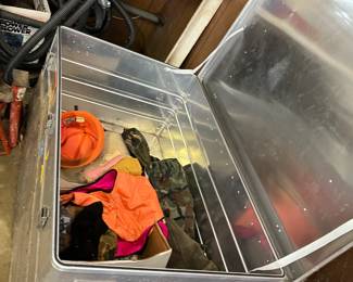 #131 Aluminum Storage Container w/side handles w/Front Close - 46x30x20 $75.00