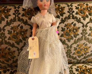 #45 1960s Bride Doll $20.00
