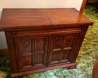 #50 Thomasville Buffet w/flip-out sides 2 doors & 1 drawer - 38-76x18x32 $175.00