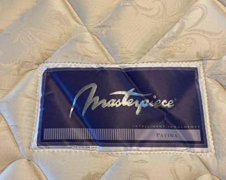 #11 King Size Masterpiece Mattress / Boxsprings $75.00
#12 Lea Wood King Headboard $75.00