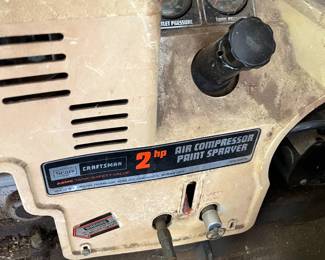 #121 Sears Craftsman Air Compressor 2HP $140.00