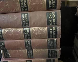 #86 Charles Dickinson Set of 18 Books (as is some wear) $80.00