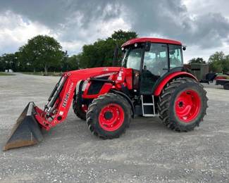 ZETOR PROXIMA 85 4X4 CAB TRACTOR AND LOADER