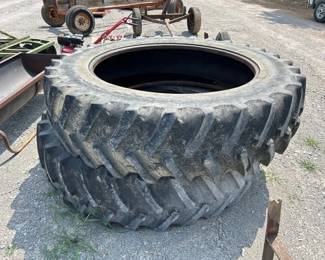 TWO TRACTOR TIRES
