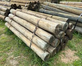 BUNDLE OF 25 7X7 TREATED POSTS