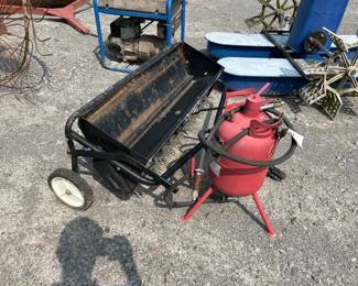 SAND BLASTER AND LAWN AERATOR