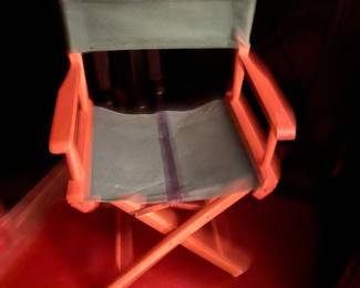 Vintage MCM telescope directors chair .
These are in perfect condition