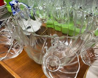 Vintage punch bowl