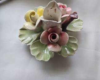 Capodimonte candle holder